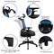 Emma and Oliver Ergonomic Mesh Office Chair-Synchro-Tilt, Pivot Headrest, Adjustable Arms